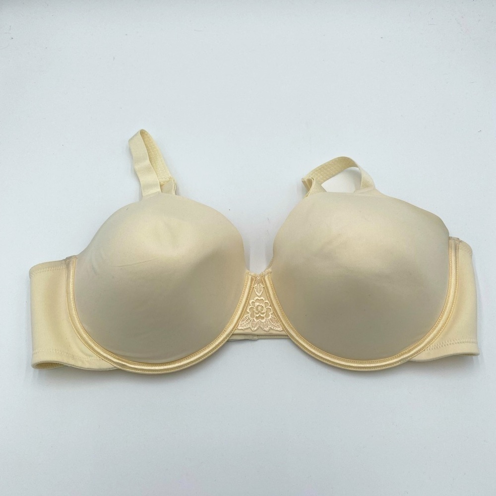 Vanity Fair Women's Under Wire‎ Floral Lace Bra Ivory Cream Size 44D (NWOT)